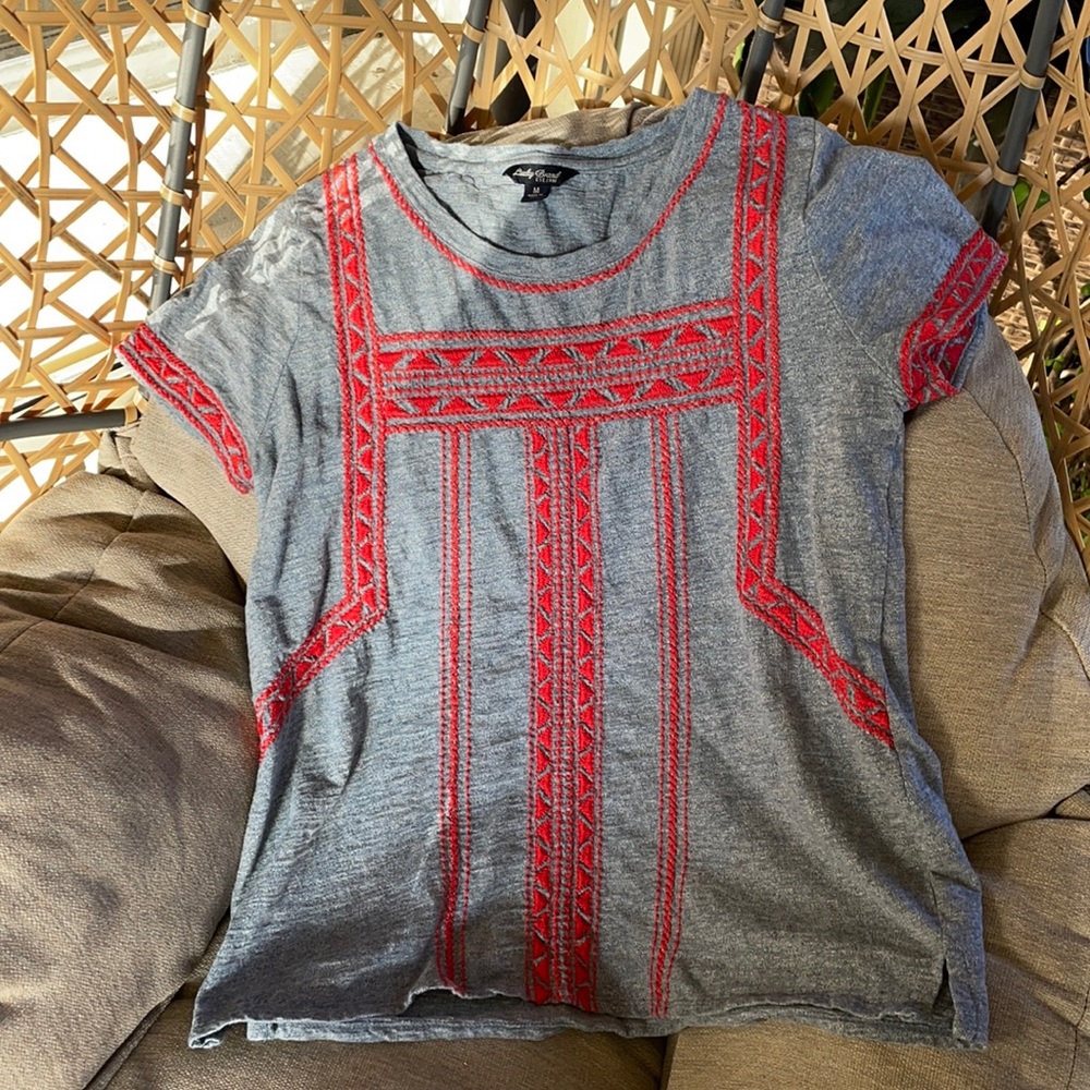 Lucky Brand embroidered shirt